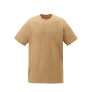 Beige Men's Onitsuka Tiger Graphic T Shirts Online India | K5V-2198