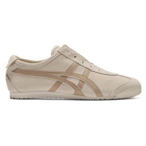 Beige / Gold Women's Onitsuka Tiger Mexico 66 Slip-on Online India | D3G-7041