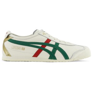 Beige / Green Men's Onitsuka Tiger Mexico 66 Online India | A7J-4596