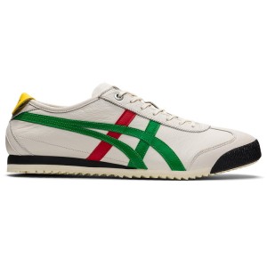 Beige / Green Men's Onitsuka Tiger Mexico 66 SD Online India | T9Z-8473