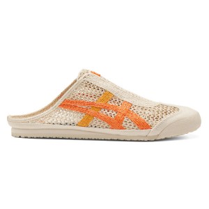 Beige / Orange Men's Onitsuka Tiger Sabot Mexico 66 Online India | L4O-2469