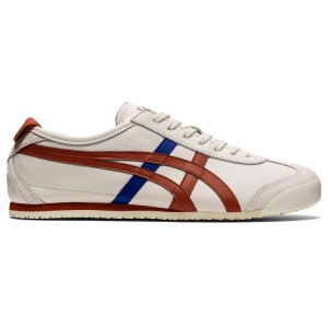 Beige / Red Men's Onitsuka Tiger Mexico 66 Online India | Y8B-8359