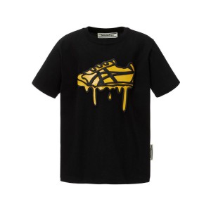 Black Kids' Onitsuka Tiger Graphic T Shirts Online India | Q3A-7854