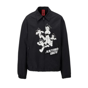 Black Men's Onitsuka Tiger Blouson Jackets Online India | S3Z-4019