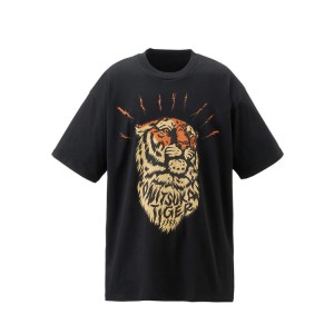 Black Men's Onitsuka Tiger Graphic T Shirts Online India | O1E-6597