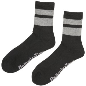 Black Men's Onitsuka Tiger Middle Socks Online India | B3U-3682