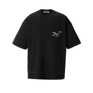 Black Men's Onitsuka Tiger SS T Shirts Online India | J9K-5495