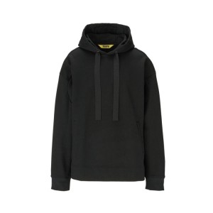 Black Men's Onitsuka Tiger Sweat Hoodie Online India | C3Z-2903