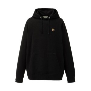 Black Men's Onitsuka Tiger Sweat Hoodie Online India | J3G-4690