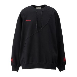 Black Men's Onitsuka Tiger Sweatshirts Online India | A0K-6618