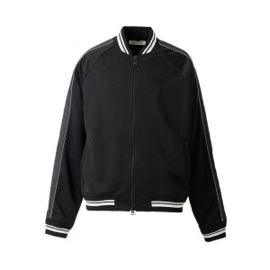 Black Men's Onitsuka Tiger Track Top Jackets Online India | P5R-8644