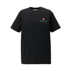 Black Women's Onitsuka Tiger Graphic T Shirts Online India | P3W-4016