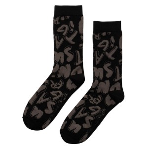 Black Women's Onitsuka Tiger Middle Socks Online India | U2O-2169