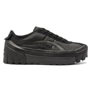 Black / Black Women's Onitsuka Tiger Delegation Chunk Sneakers Online India | W2M-9967