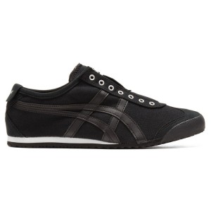 Black / Black Women's Onitsuka Tiger Mexico 66 Slip-on Online India | B9R-9602