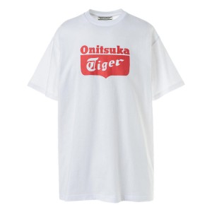 Black / Red Men's Onitsuka Tiger Logo T Shirts Online India | T7I-5787