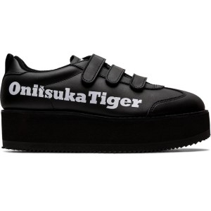 Black / White Women's Onitsuka Tiger Delegation Chunk W Sneakers Online India | S4U-7334