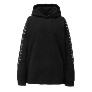 Black / White Women's Onitsuka Tiger Hoodie Online India | V0E-9900