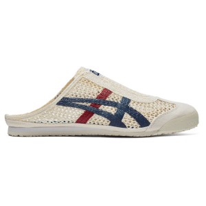 Cream / Blue Women's Onitsuka Tiger Sabot Mexico 66 Online India | K6V-0075