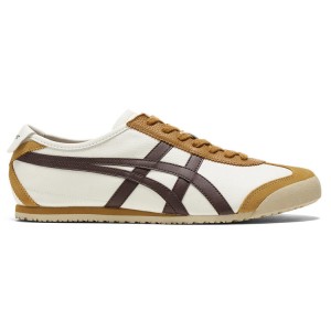 Cream / Brown Women's Onitsuka Tiger Mexico 66 Online India | M4B-8124