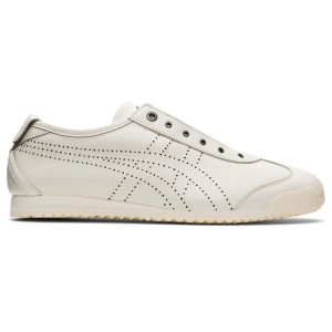 Cream / Cream Men's Onitsuka Tiger Slip Ons Mexico 66 SD Online India | A8D-2944