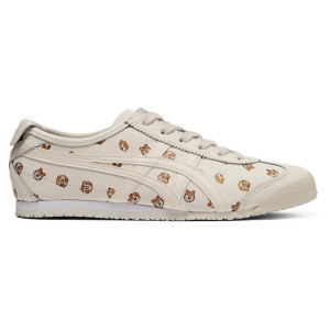 Cream / Cream Women's Onitsuka Tiger Mexico 66 Online India | B4L-6348