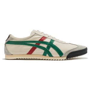 Cream / Green Men's Onitsuka Tiger Deluxe Mexico 66 Online India | G1M-1480