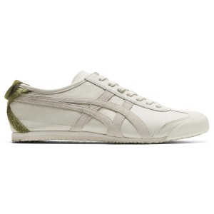 Cream / Green Men's Onitsuka Tiger Mexico 66 Online India | W2L-8966