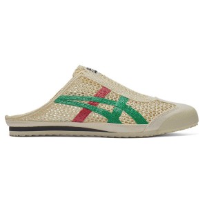 Cream / Green Men's Onitsuka Tiger Sabot Mexico 66 Online India | O0J-6328