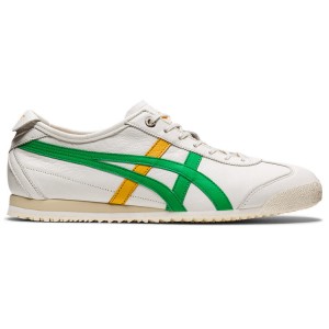 Cream / Green Women's Onitsuka Tiger Mexico 66 SD Online India | A3J-1535