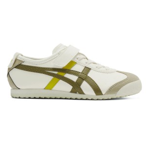 Cream / Olive Kids' Onitsuka Tiger Mexico 66 Online India | U0U-3058