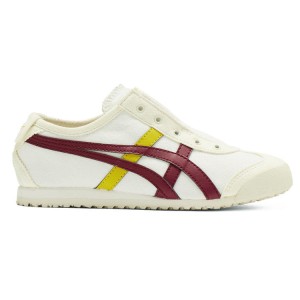 Cream / Red Kids' Onitsuka Tiger Mexico 66 Slip-on Online India | O7X-7340