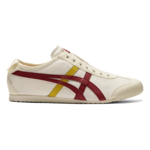 Cream / Red Women's Onitsuka Tiger Mexico 66 Slip-on Online India | S3Z-1237