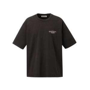 Dark Grey Women's Onitsuka Tiger Graphic T Shirts Online India | W4Q-9723