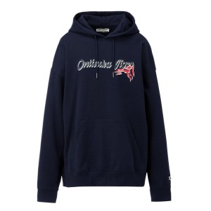 Dark Navy Men's Onitsuka Tiger Hoodie Online India | Y3X-5605