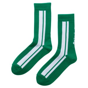 Green Men's Onitsuka Tiger Middle Socks Online India | M5C-1309