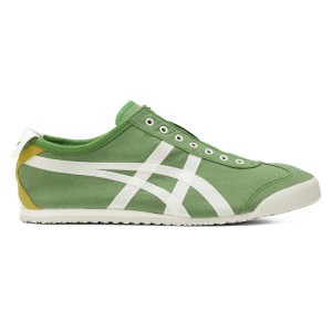 Green / Cream Men's Onitsuka Tiger Mexico 66 Slip-on Online India | S8Q-6339