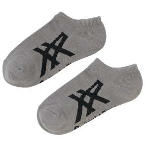 Grey / Black Men's Onitsuka Tiger Ankle Socks Online India | F8W-6950