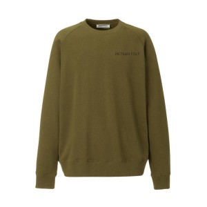 Khaki Men's Onitsuka Tiger Sweatshirts Online India | K9F-0447