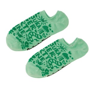 Light Green Men's Onitsuka Tiger Invisible Socks Online India | Z2Q-4075