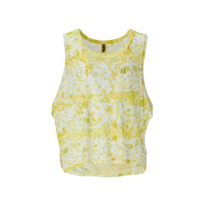 Light Yellow Women's Onitsuka Tiger Printed 2 Way Tank Top Online India | N0T-3349