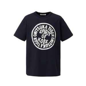 Navy Men's Onitsuka Tiger Graphic T Shirts Online India | Q0D-5983