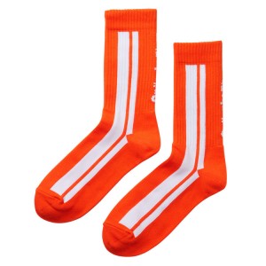 Orange Men's Onitsuka Tiger Middle Socks Online India | R3G-8840