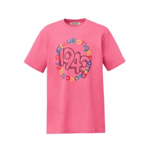 Pink Women's Onitsuka Tiger Graphic T Shirts Online India | V3F-8582