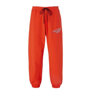 Red Women's Onitsuka Tiger Sweat Pants Online India | U0L-4989