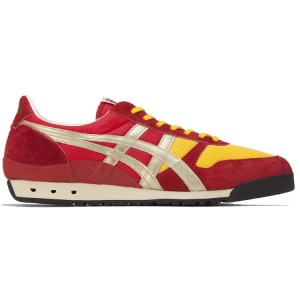 Red / Gold Women's Onitsuka Tiger Ultimate 81 Nm Nippon Made Online India | S1S-0508