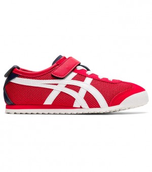 Red / White Kids' Onitsuka Tiger Mexico 66 Online India | F2Q-1913