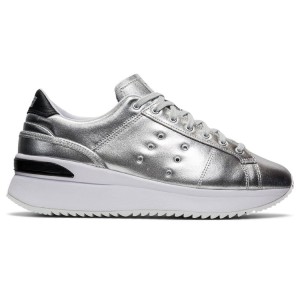 Silver / Silver Women's Onitsuka Tiger Lawnship Pf Sneakers Online India | B6E-6617