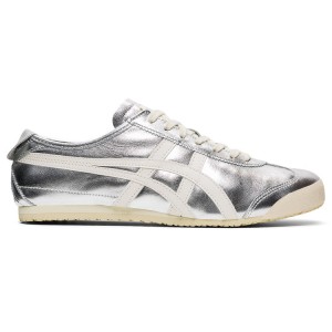 Silver / White Women's Onitsuka Tiger Mexico 66 Online India | W3R-8492