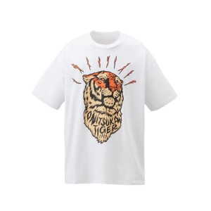 White Men's Onitsuka Tiger Graphic T Shirts Online India | Q5G-1053